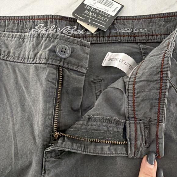 Eddie Bauer Women’s Adventure Ripstop Jogger Dark Smoke 8 Granola Girl Gorpcore - Picture 6 of 9